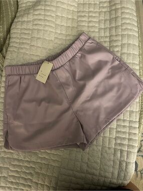 A New Day Lavender Elastic-Waist Women’s Shorts